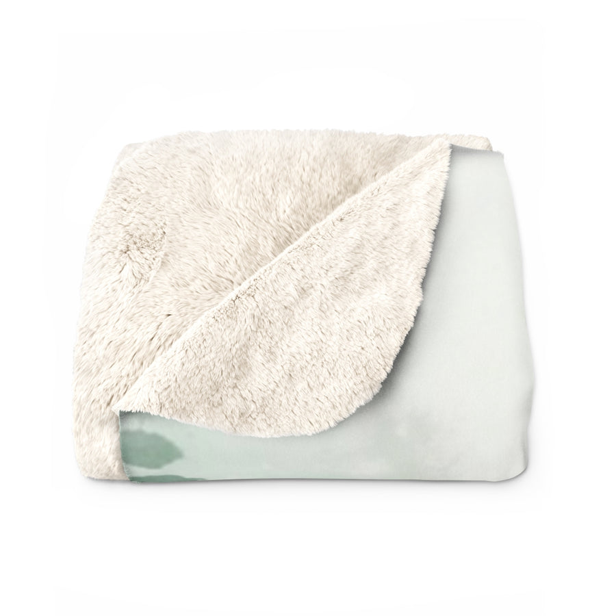 Labrador Retriever Watercolor Rain Garden Throw Blanket | Premium Dog Prints | Tritan