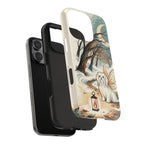 Maltese Halloween tough phone case by Tritan, two-piece layers