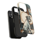 Miniature Schnauzer Halloween tough phone case by Tritan, two-piece layers