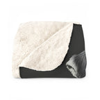 Miniature Schnauzer Renaissance Royal sherpa blanket by Tritan, folded