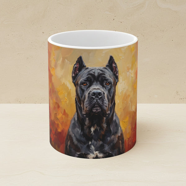 Acrylic Gallery Print Cane Corso - Warm Amber | Ceramic Mug 11oz