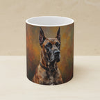 Great Dane Acrylic ceramic mug by Tritan, angled view
