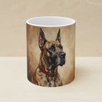 Great Dane Acrylic ceramic mug by Tritan, angled view