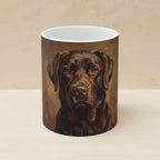 Labrador Retriever Acrylic ceramic mug by Tritan, angled view