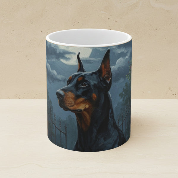 Coven Doberman Ceramic Mug | Tritan