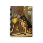 On the Clock German Shepherd Spiral Notebook | Tritan — primary view