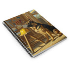 On the Clock German Shepherd Spiral Notebook | Tritan