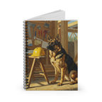 On the Clock German Shepherd Spiral Notebook | Tritan