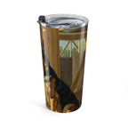 On the Clock German Shepherd Tumbler 20oz | Tritan