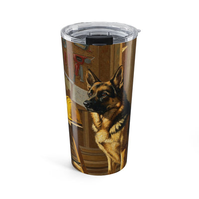 On the Clock German Shepherd Tumbler 20oz | Tritan