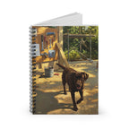 On the Clock Labrador Retriever Spiral Notebook | Tritan