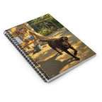 On the Clock Labrador Retriever Spiral Notebook | Tritan