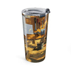 On the Clock Labrador Retriever Tumbler 20oz | Tritan