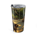On the Clock Labrador Retriever Tumbler 20oz | Tritan
