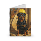 On the Clock Rottweiler Spiral Notebook | Tritan