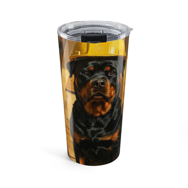 On the Clock Rottweiler Tumbler 20oz | Tritan — primary view