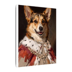 Pembroke Welsh Corgi Kings & Queens Royal Portrait Canvas Wall Art, Regal Dog Painting, Pembroke Welsh Corgi Lover Gift, Stretched Canvas