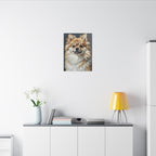 Pomeranian Canvas Wall Art, Oil Painting Dog Portrait, Pom Lover Gift, Pet Memorial Decor, distinctive Home Artwork