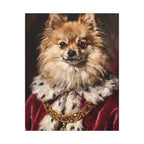 Pomeranian Kings & Queens canvas print by Tritan, front