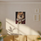 Pomeranian Kings & Queens canvas print by Tritan, sofa wall
