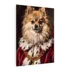 Pomeranian Kings & Queens canvas print by Tritan, side