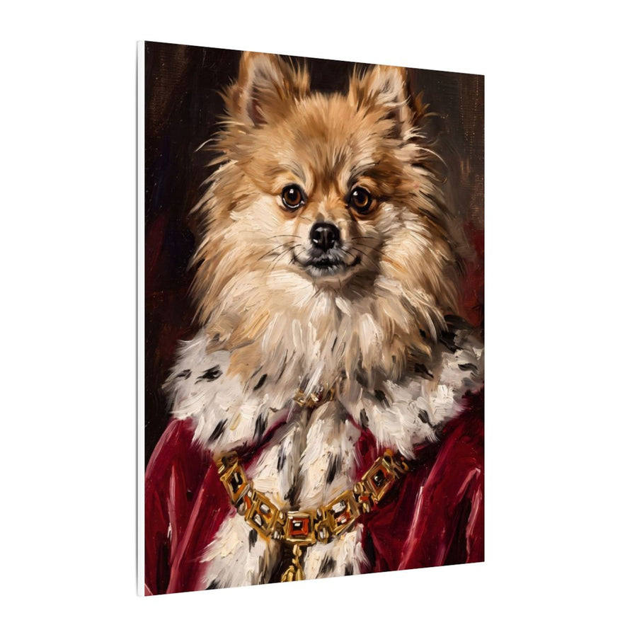 Pomeranian Kings & Queens canvas print by Tritan, side