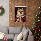 Pomeranian Kings & Queens matte poster print by Tritan, framed on wall