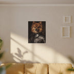 Pomeranian Medieval Knight canvas print by Tritan, sofa wall