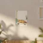 Pomeranian Nursery Storybook canvas print by Tritan, sofa wall