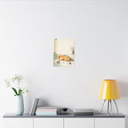 Pomeranian Nursery Storybook canvas print by Tritan, desk wall