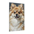 Pomeranian Oil Portrait canvas print by Tritan, side