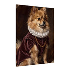 Pomeranian Renaissance Royal canvas print by Tritan, side