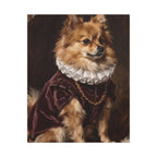 Pomeranian Renaissance Royal canvas print by Tritan, front