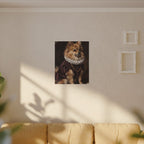 Pomeranian Renaissance Royal canvas print by Tritan, sofa wall