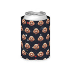 Poodle America 250 Can Cooler, Patriotic Dog Pattern Gift, USA Dog Lover Present, Independence Day Drink Sleeve