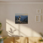 Poodle Acrylic canvas print by Tritan, sofa wall