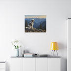 Poodle Acrylic canvas print by Tritan, desk wall