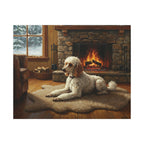 Poodle Acrylic canvas print by Tritan, front