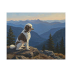 Poodle Acrylic canvas print by Tritan, front