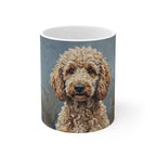 Poodle Acrylic ceramic mug by Tritan, front