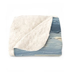Poodle Acrylic sherpa blanket by Tritan, folded