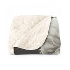 Poodle Charcoal Portrait Throw Blanket | Premium Dog Prints | Tritan