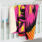 Poodle Comic Pop Art Throw Blanket | Premium Dog Prints | Tritan