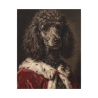 Poodle Kings & Queens canvas print by Tritan, front