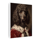 Poodle Kings & Queens Royal Portrait Canvas Wall Art, Regal Dog Painting, Poodle Lover Gift, Stretched Canvas