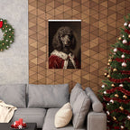 Poodle Kings & Queens matte poster print by Tritan, framed on wall