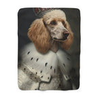 Poodle Kings & Queens Royal Portrait Regal Throw Blanket | Premium Dog Prints | Tritan