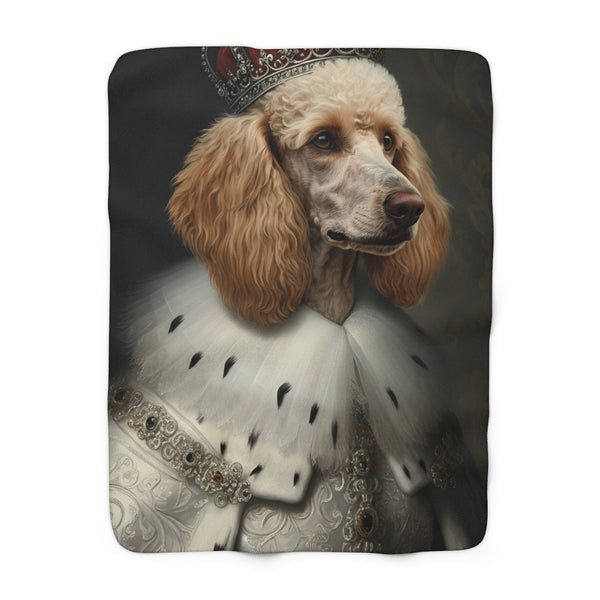 Poodle Kings & Queens Royal Portrait Regal Throw Blanket | Premium Dog Prints | Tritan