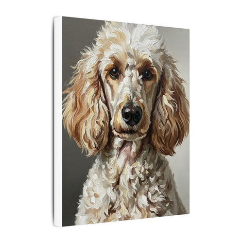 Gallery-wrapped canvas side profile showing the 0.75 inch depth