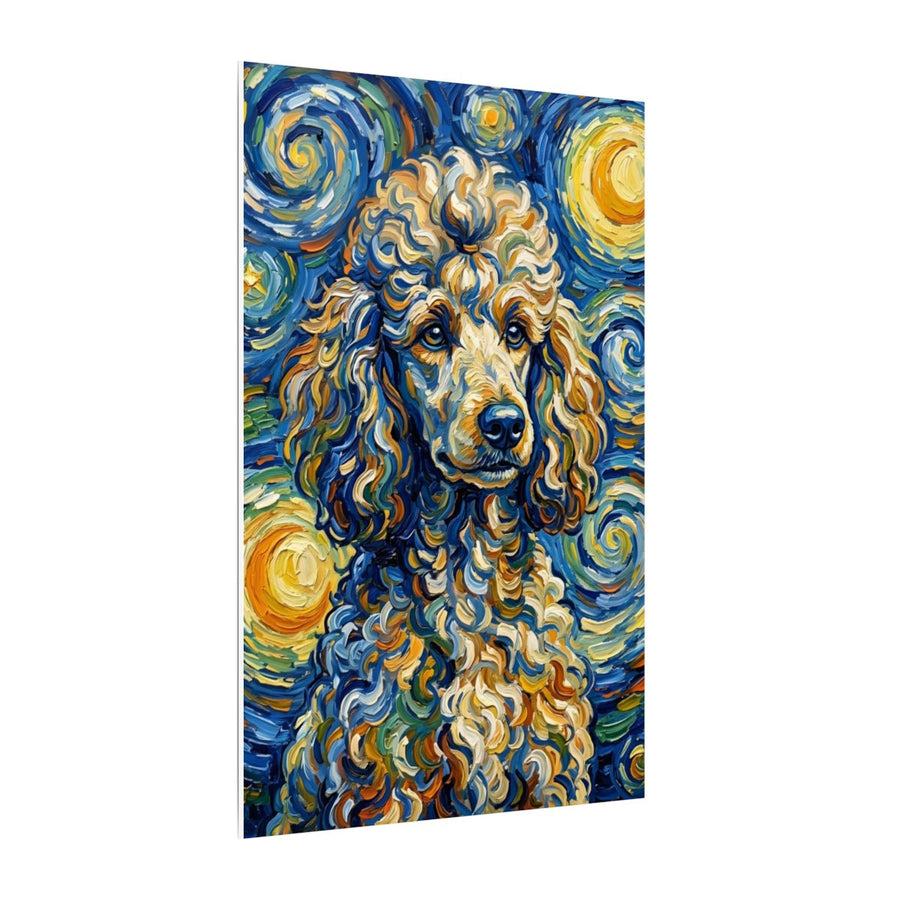 Poodle Post-Impressionist canvas print by Tritan, side
